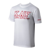 Kappa Alpha Psi Luxury Embroidered Tee White